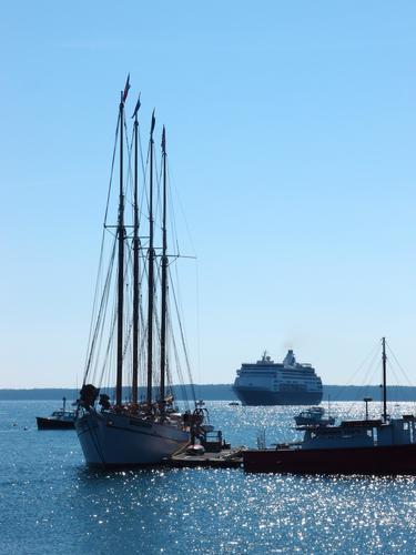 boats at Bar Harbor