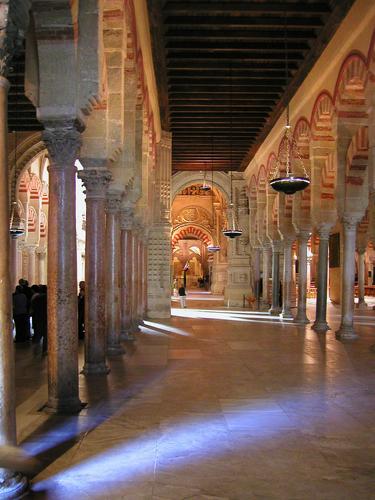 old mosque converted into a church at Cordova in Spain