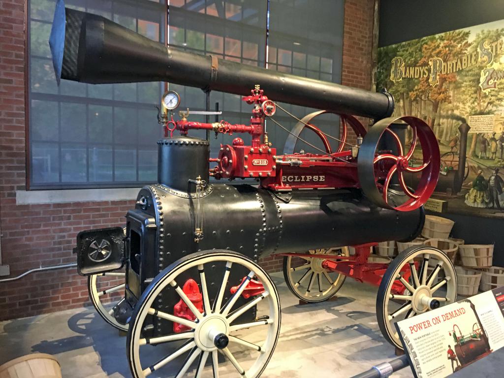 portable steam engine at the National Museum of Industrial History at Bethlehem, Pennsylvania