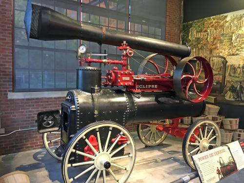 portable steam engine at the National Museum of Industrial History at Bethlehem, Pennsylvania