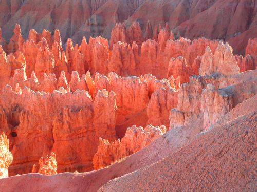 hoodoos in Bryce Canyon