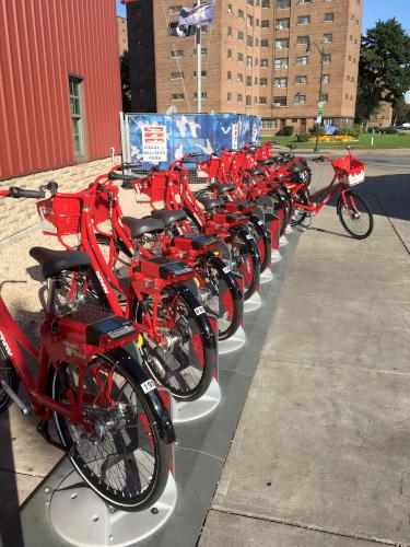 Reddy Bikeshare rentals at Buffalo, NY