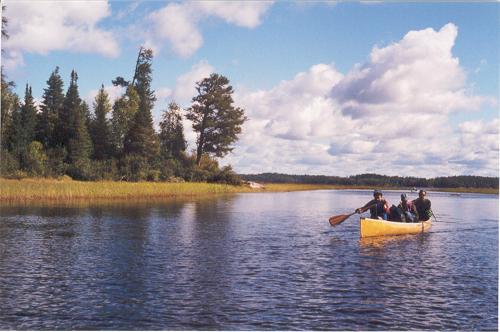 xxx on the Boundary Waters Canoe Area in northern Minnesota