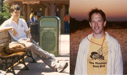 Kevin and Fred at Disney World and Okefenokee Swamp in Florida/Georgia in March 1985