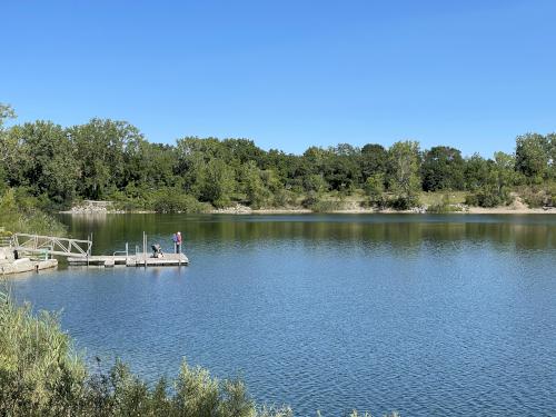 pond in August at DeWitt Conservation Area in western New York