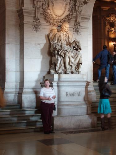 Betty Lou at the Garnier Opera House in Paris, France