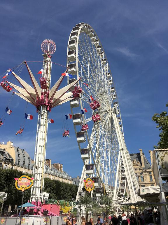 Giant Ferris Wheel in Paris, France