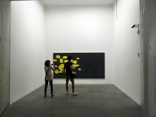 Alex Katz painting at L'Orangerie in Paris, France