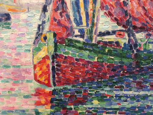 Paul Signac painting at Orsay Museum in Paris, France