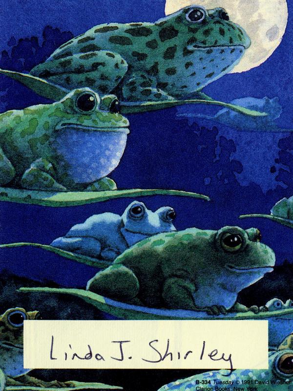 frog bookplate