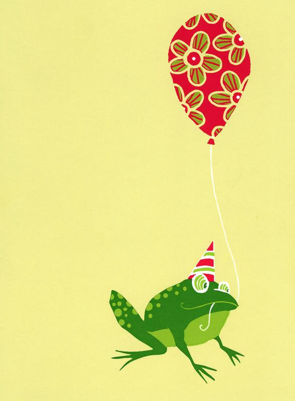 birthday frog card