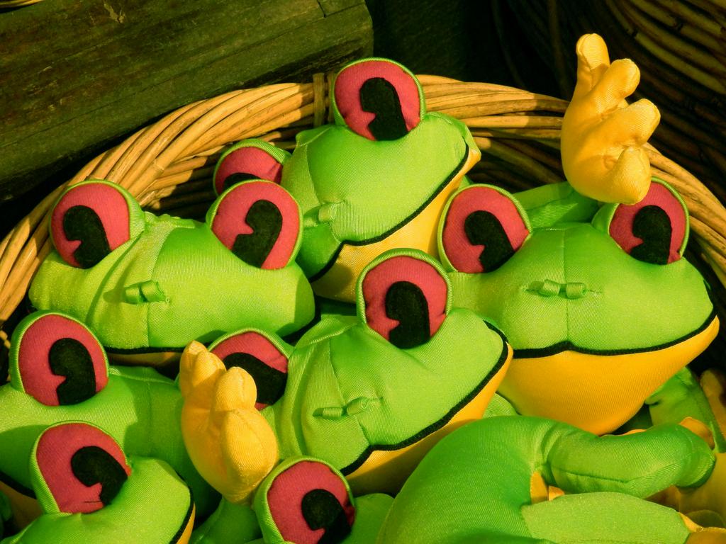 basket of frogs