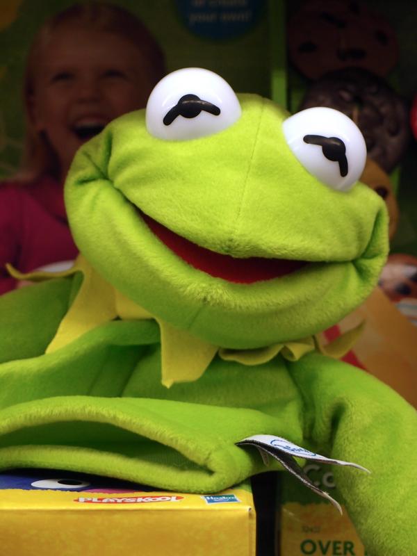 Kermit the Frog hand puppet