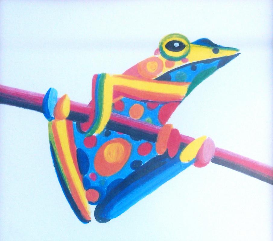 frog painting