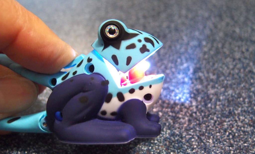 LED frog flashlight