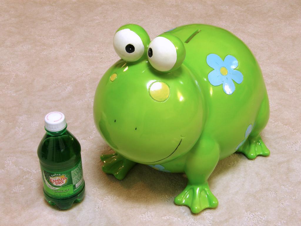 big piggybank frog