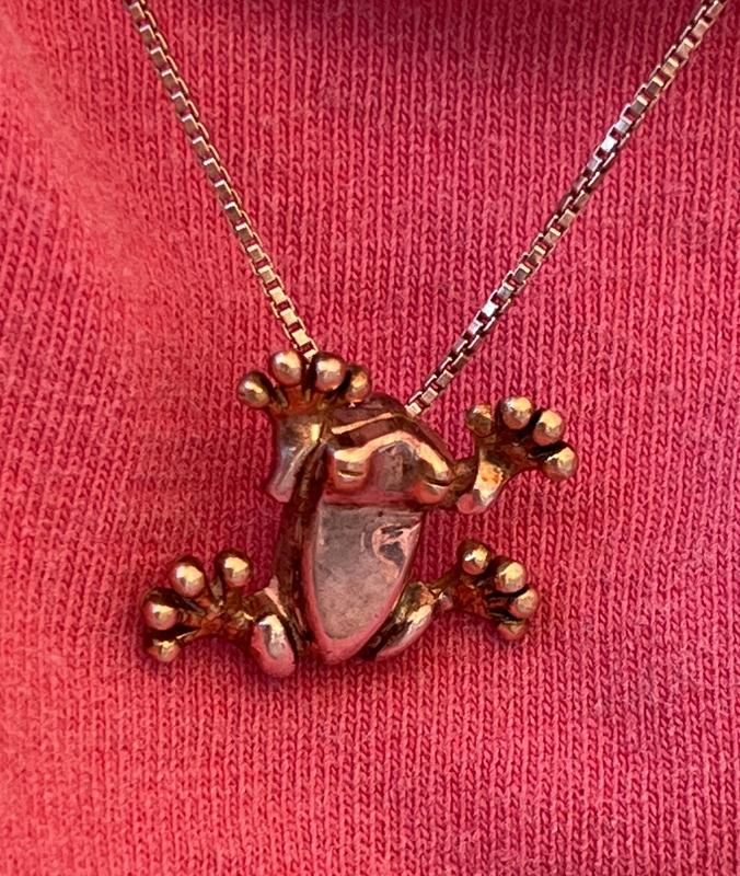 frog necklace