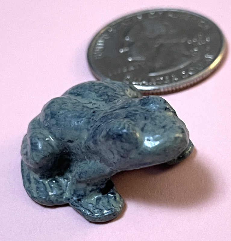 pewter frog