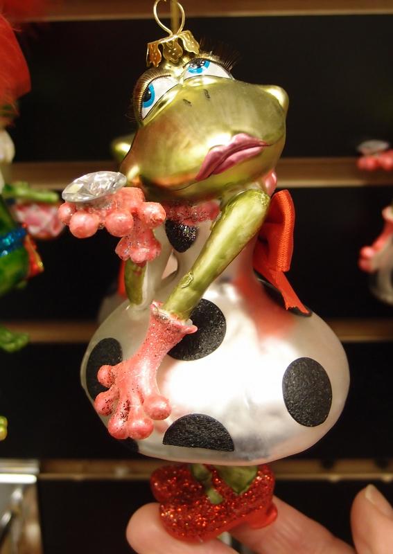 frog Christmas tree ornament