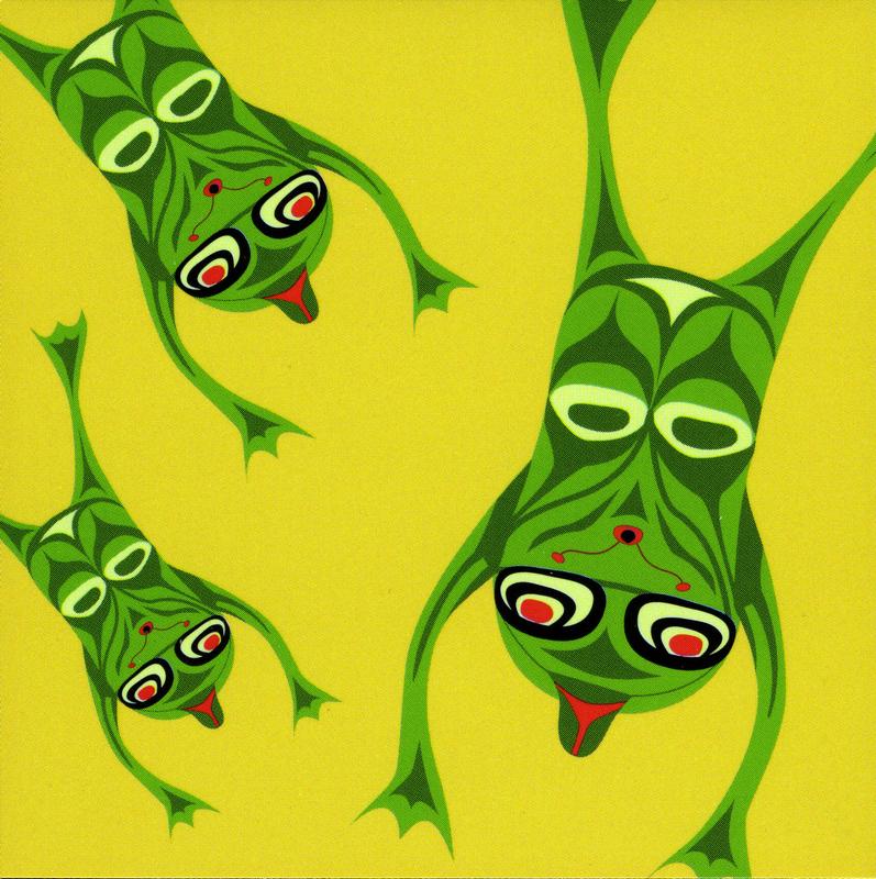 frog refrigerator magnet