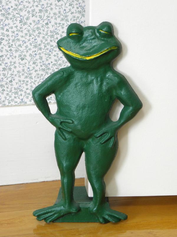 doorstop frog