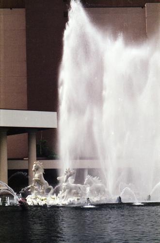 fountain at the Westin Kauai resort in Hawaii