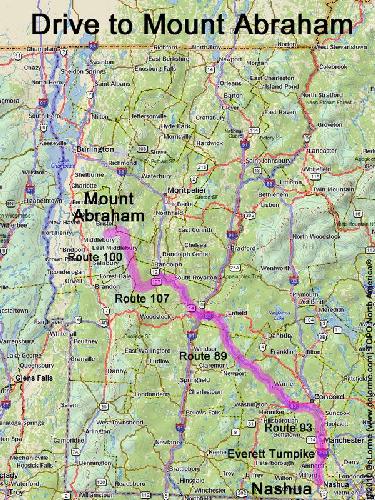 mount abraham drive route