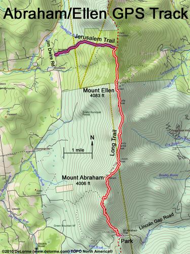 mount abraham gps track