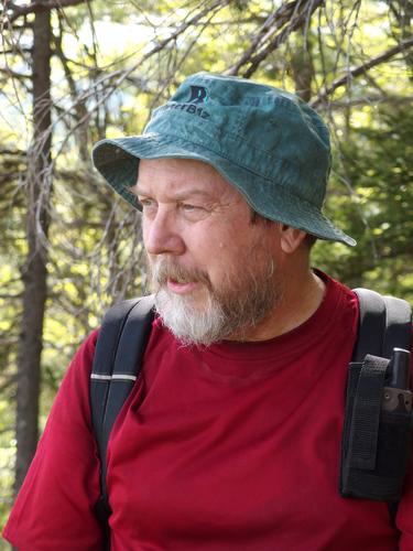 portrait of John E. on Farwell Mountain in western Maine