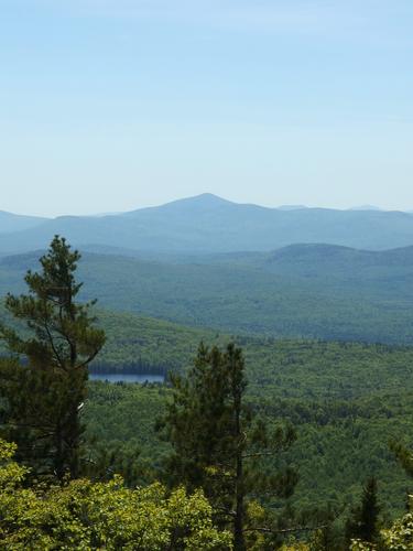 view from the summit of Albany Mountain in western Maine