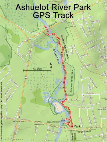 Ashuelot River Park gps track