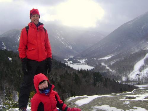 hikers on Bald Mountain in New Hampshire