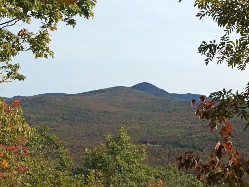 Pico Peak in September as seen from Bald Mountain in southern Vermont