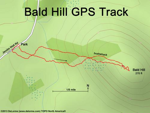 Bald Hill gps track