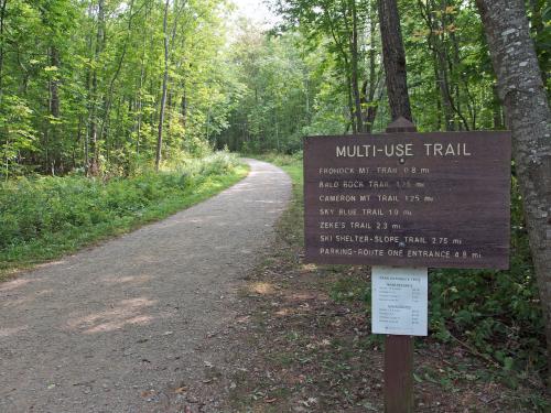 road in September to Bald Rock Mountain in Maine