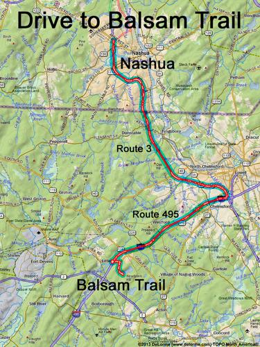 Balsam Trail drive route