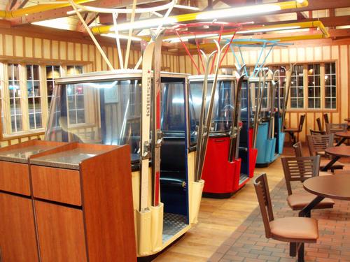 redecorated lunch area at the McDonald's at North Conway in New Hampshire