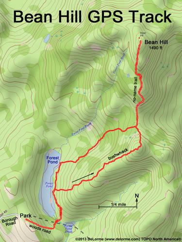 Bean Hill gps track