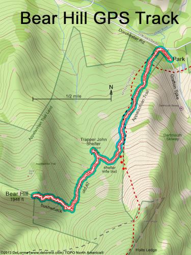 Bear Hill gps track