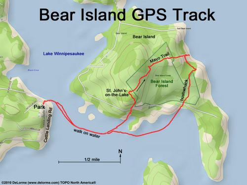 Bear Island gps track