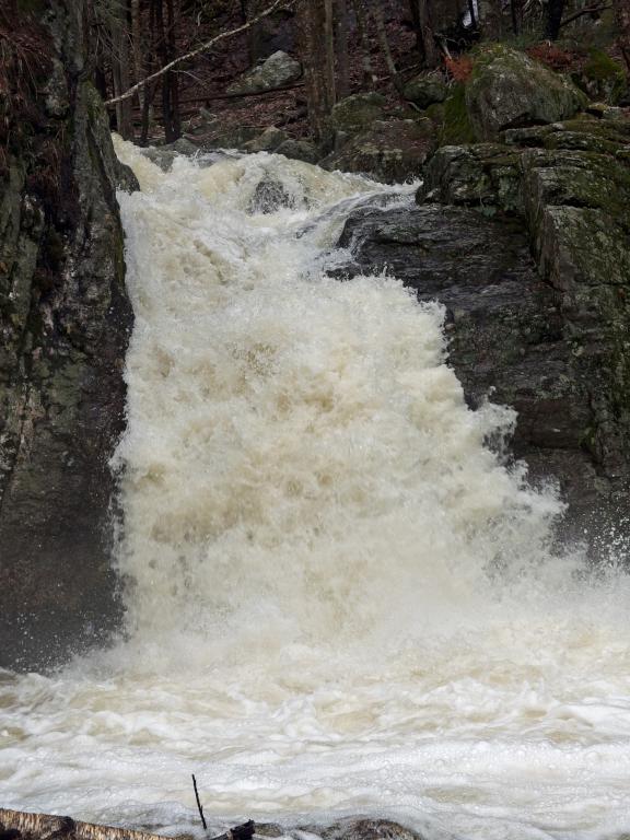 Beaver Brook Falls in April near Keene in southern New Hampshire