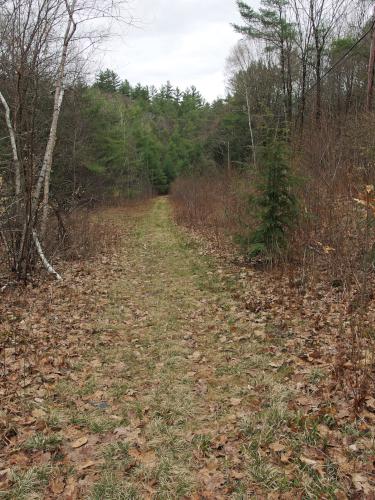 path at Beaver Brook Falls near Keene in southern New Hampshire