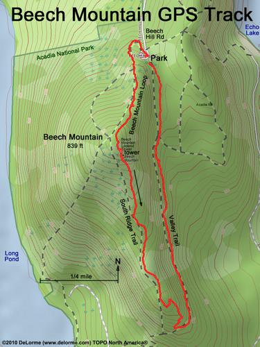 Beech Mountain gps track