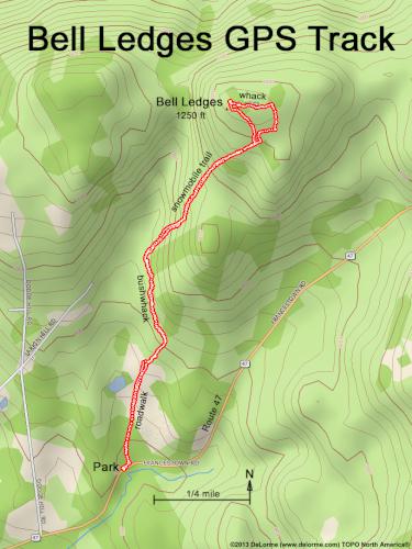 Bell Ledges gps track