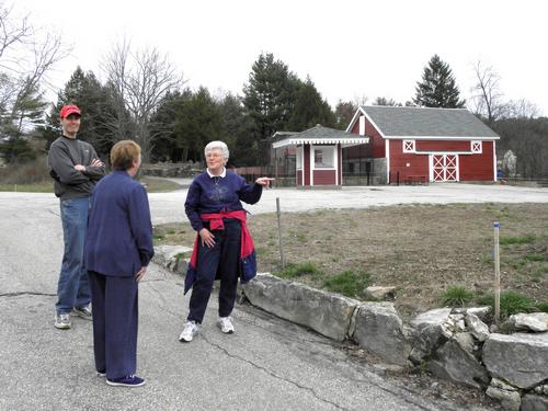 volunteer workers at Benson Park in New Hampshire