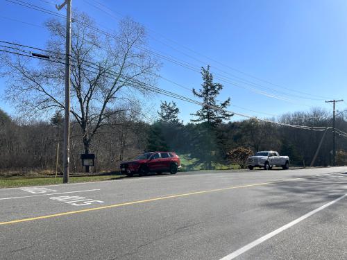 parking in November at Berlin Meadows in eastern Massachusetts