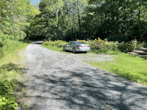 parking in September at Bird Mountain in southern Vermont