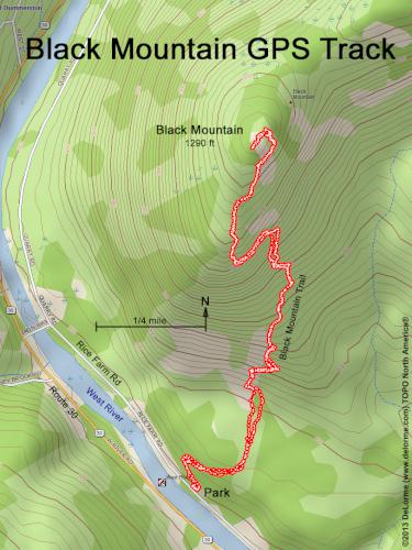 Black Mountain gps track