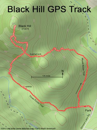 Black Hill gps track