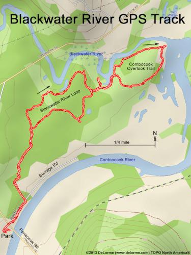 Blackwater River Loop gps track